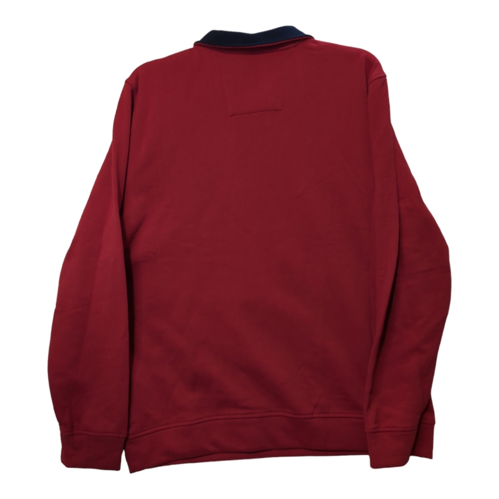 Nautica‎ men's Red blue pullover size XL quarter zip nwt - Picture 2 of 9